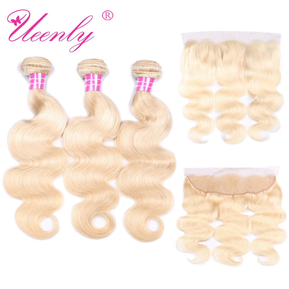 Russia 613 Color Weave Bundles with Frontal Remy Hair Brazilian Straight 3 Bundles with 4x13 Closure Pre-Colored 100% Human Hair
Russia 613 Color Weave Bundles with Frontal Remy Hair Brazilian Straight 3 Bundles with 4x13 Closure Pre-Colored 100% Human Hair