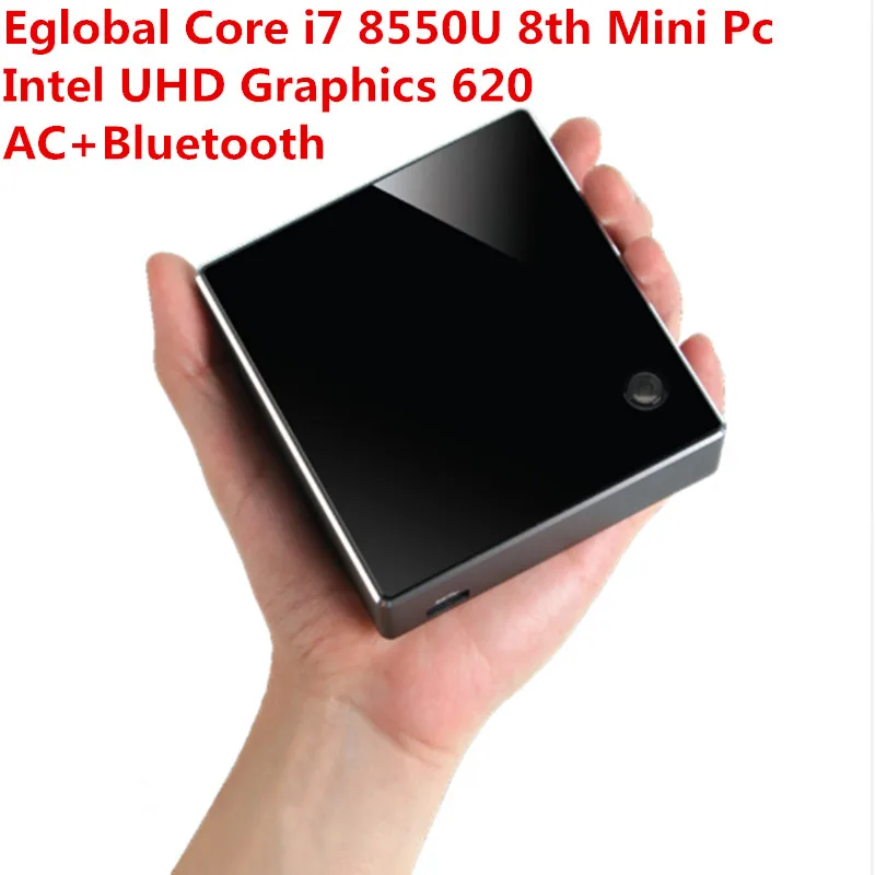 Eglobal Intel Mini Pc Windows Intel 8th Gen Core i7 8550U Intel UHD Graphics 4K HD Output Mini Computer Windows 10 Pro Box
Eglobal Intel Mini Pc Windows Intel 8th Gen Core i7 8550U Intel UHD Graphics 4K HD Output Mini Computer Windows 10 Pro Box