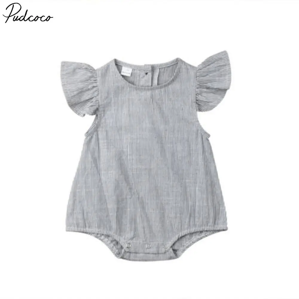 Newborn Infant Baby Girls Bodysuit Stripe Summer Back Buckles Jumpsuit Playsuit Outfit Kids Clothes 0-18Months
Newborn Infant Baby Girls Bodysuit Stripe Summer Back Buckles Jumpsuit Playsuit Outfit Kids Clothes 0-18Months