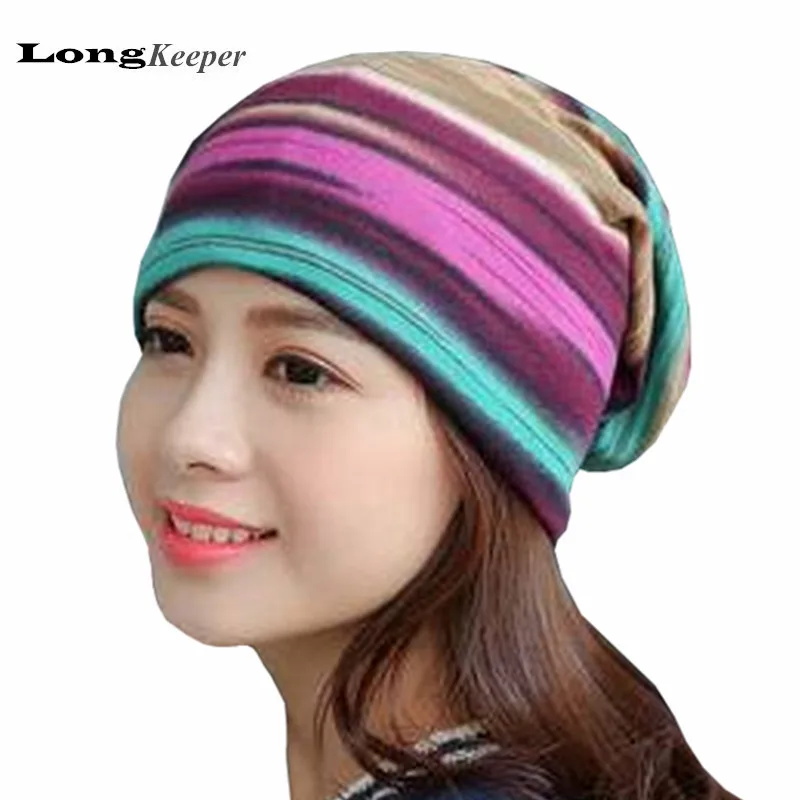 LongKeeper New Winter Hats for Women Fashion Accessories Autumn Winter Headdress Caps Colorful Striped Scarf Beanies
LongKeeper New Winter Hats for Women Fashion Accessories Autumn Winter Headdress Caps Colorful Striped Scarf Beanies