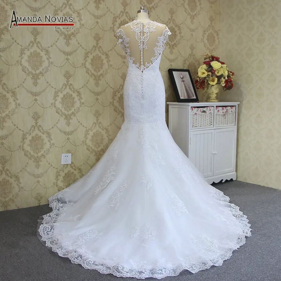 2019 vestido de festa Stunning Sweetheart Mermaid Lace Real Wedding Dress Amanda Novias
2019 vestido de festa Stunning Sweetheart Mermaid Lace Real Wedding Dress Amanda Novias