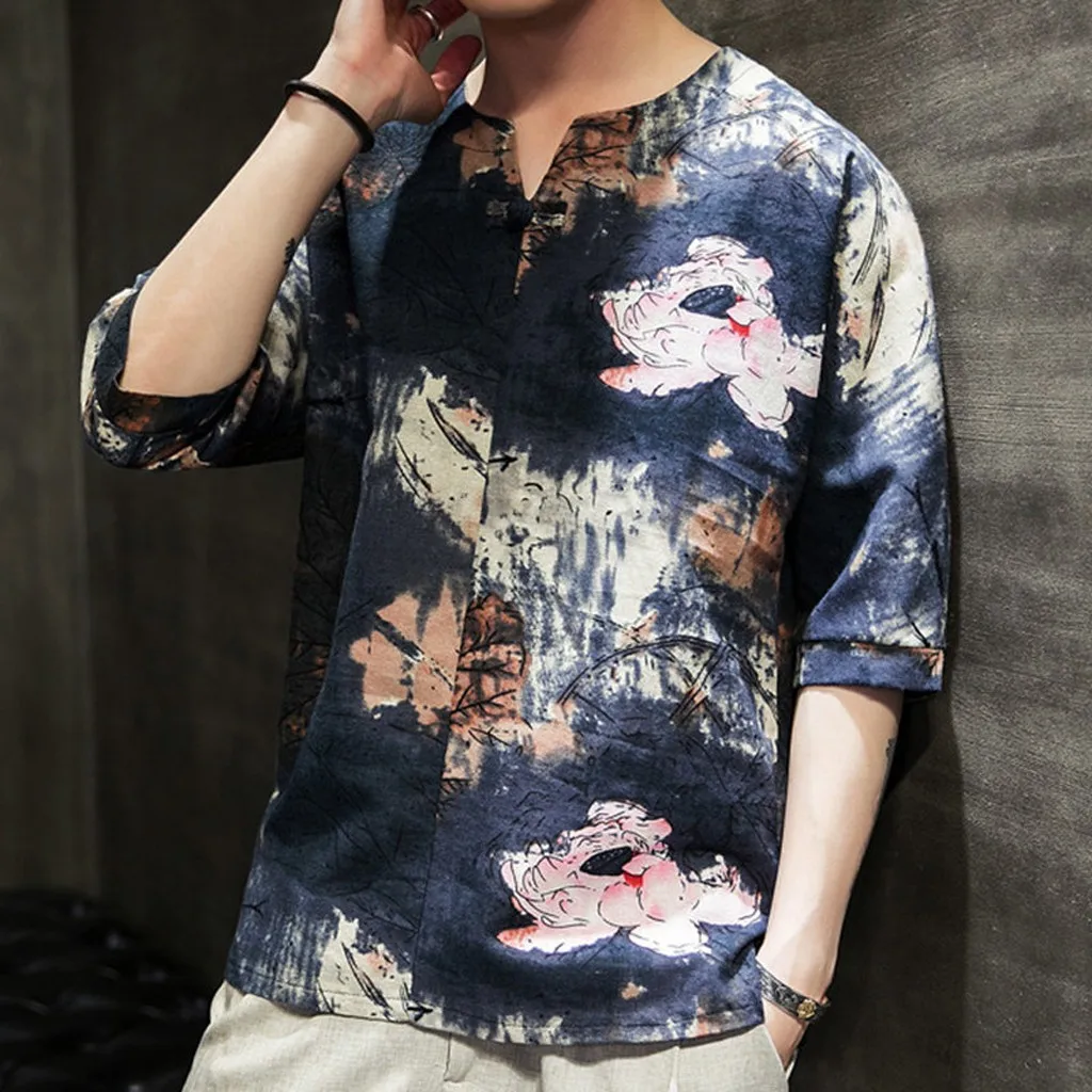 Linen Cotton Arrivals Male Casual Male Hawaiian shirt Spring and Summer Fashion Couple Personal Printed Short-sleeved Beach Tops
Linen Cotton Arrivals Male Casual Male Hawaiian shirt Spring and Summer Fashion Couple Personal Printed Short-sleeved Beach Tops