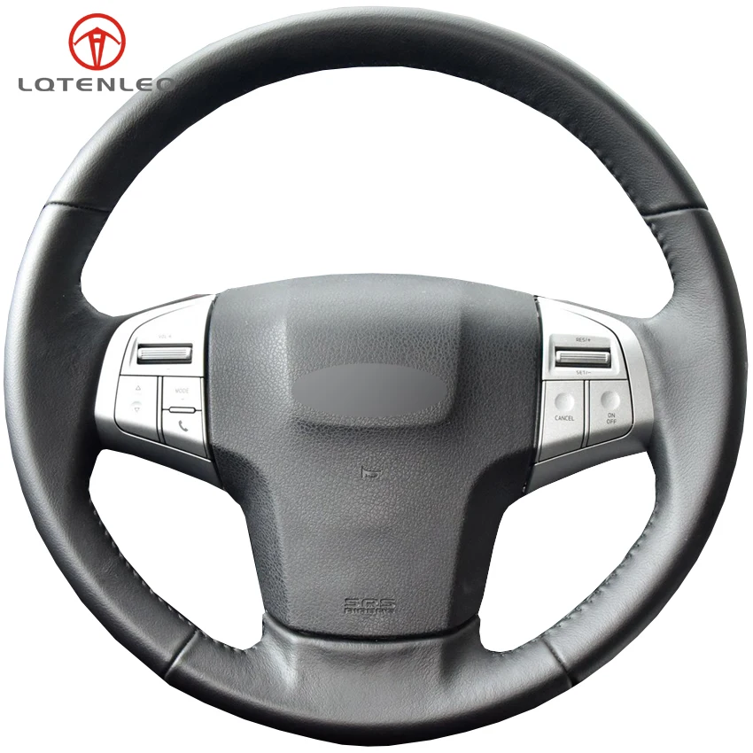 LQTENLEO Black Genuine Leather Car Steering Wheel Cover For Isuzu D-MAX 2013-2018 mu-X 2013-2018 Holden Colorado (AU) 2012-2019
LQTENLEO Black Genuine Leather Car Steering Wheel Cover For Isuzu D-MAX 2013-2018 mu-X 2013-2018 Holden Colorado (AU) 2012-2019