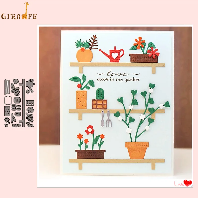 Pot plant 19PCS metal cutting dies Stencils dies Scrapbooking Album Paper Decorative Craft Embossing die new 2019 craft dies
Pot plant 19PCS metal cutting dies Stencils dies Scrapbooking Album Paper Decorative Craft Embossing die new 2019 craft dies