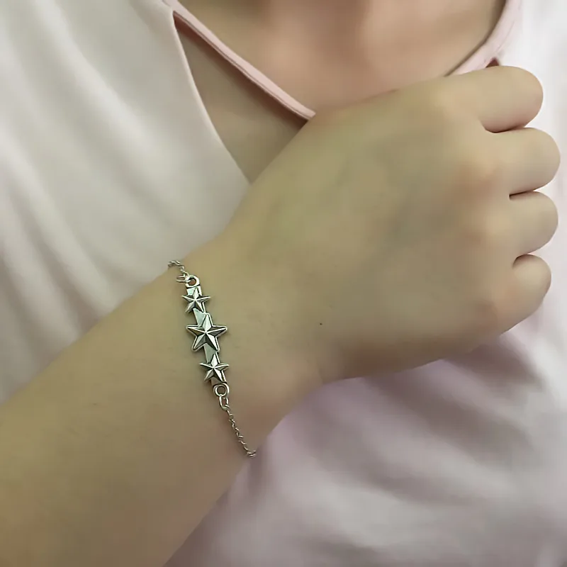 ns209 Silver Star Charm Bracelets For Women Fashion Chain Bracelets Jewelry Summer Simple Friengship Bracelet Girl Gift
ns209 Silver Star Charm Bracelets For Women Fashion Chain Bracelets Jewelry Summer Simple Friengship Bracelet Girl Gift