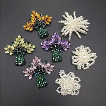 beaded Sew on sequin Crystal patch for clothing beading Applique Flower and pearl Sew On Patch
beaded Sew on sequin Crystal patch for clothing beading Applique Flower and pearl Sew On Patch