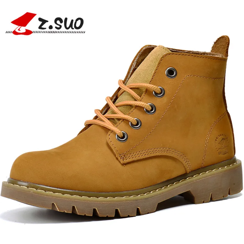Z.SUO Brand Women's Autumn Winter Fashion British Tooling Boots High Quality Crazy Horse Leather Female Martin Boots
Z.SUO Brand Women's Autumn Winter Fashion British Tooling Boots High Quality Crazy Horse Leather Female Martin Boots