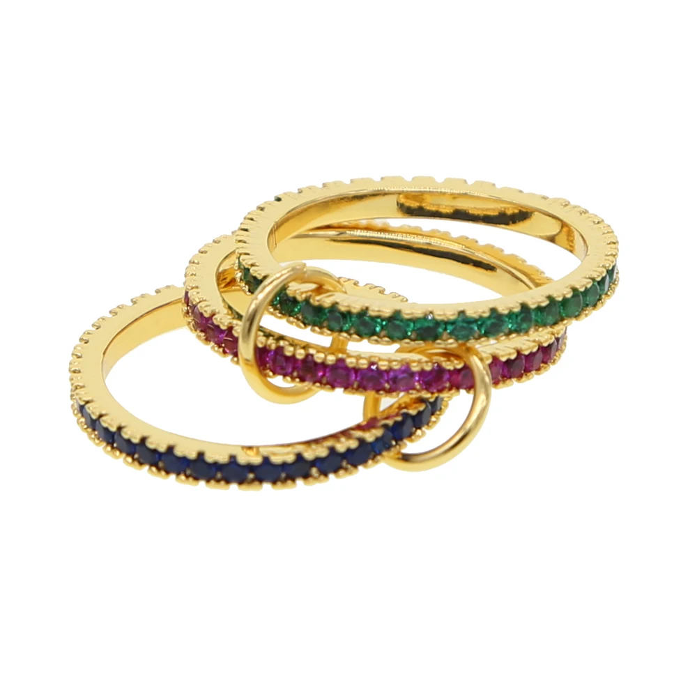 top quality delicate fashion jewelry multi color eternity band rainbow full cz band ring engagement Gold color stackable cz ring
top quality delicate fashion jewelry multi color eternity band rainbow full cz band ring engagement Gold color stackable cz ring