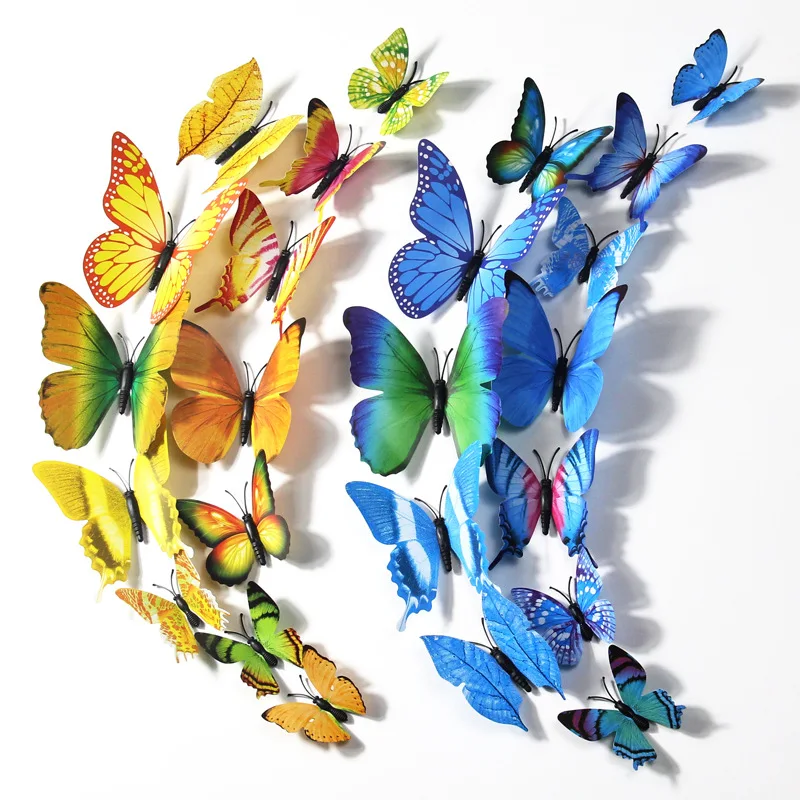 12pcs PVC 3d Effect Butterflies Wall Sticker DIY Beautiful Butterfly for Kids Room Decals home Decorations room wall art
12pcs PVC 3d Effect Butterflies Wall Sticker DIY Beautiful Butterfly for Kids Room Decals home Decorations room wall art