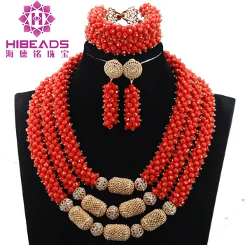 Fantastic Coral Orange Nigerian Wedding Beads Jewelry Set African Women Costume Jewelry Set Nigerian Bride Beads WE027
Fantastic Coral Orange Nigerian Wedding Beads Jewelry Set African Women Costume Jewelry Set Nigerian Bride Beads WE027