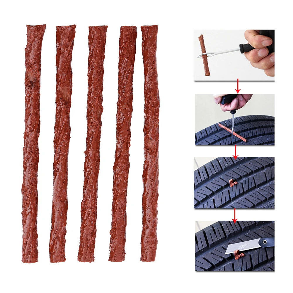 10Pcs Useful Car Tubeless Puncture Tire Repair Strip Auto Motorcycle Tubeless Tire Tyre Puncture Plug Seal Repair Tool Kit
10Pcs Useful Car Tubeless Puncture Tire Repair Strip Auto Motorcycle Tubeless Tire Tyre Puncture Plug Seal Repair Tool Kit
