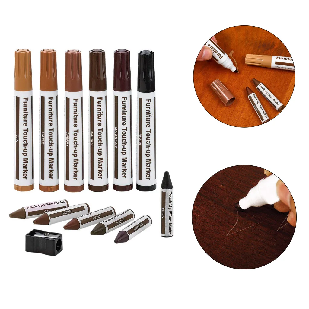 Wood Furniture Repair Pen Marker Scratch Filler Paint Pen Wax Scratch Filler Remover For Wooden Cabinet Floor Repair Fix 12Pc
Wood Furniture Repair Pen Marker Scratch Filler Paint Pen Wax Scratch Filler Remover For Wooden Cabinet Floor Repair Fix 12Pc