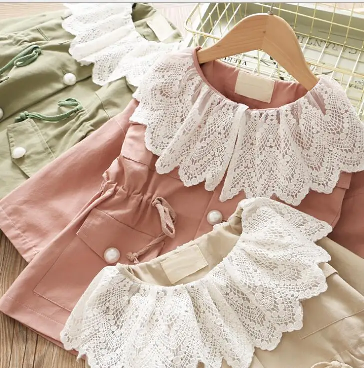 2019 Fall Fashion Lace Collar Coat For baby Girls, Children Boutique Outwear Wholesale, 5 pieces/lot
2019 Fall Fashion Lace Collar Coat For baby Girls, Children Boutique Outwear Wholesale, 5 pieces/lot