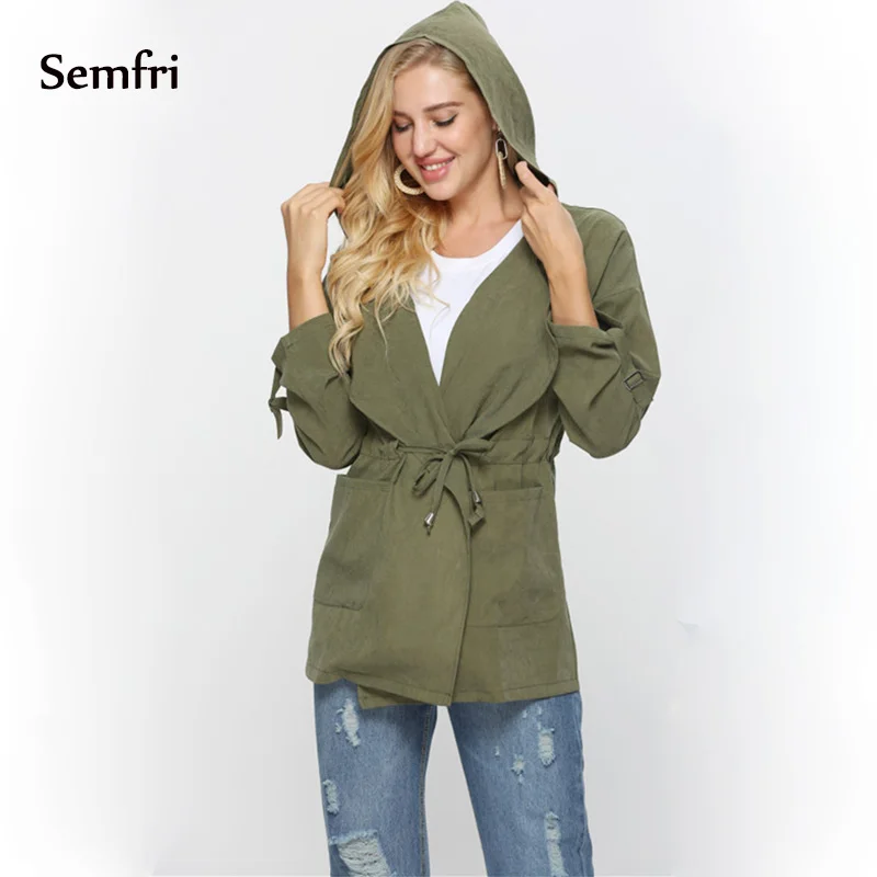 Semfri Green Coat Woman Kimono Jacket Spring and Autumn Windbreaker Open Stitch with Belt Elegant 2019 japanese streetwear
Semfri Green Coat Woman Kimono Jacket Spring and Autumn Windbreaker Open Stitch with Belt Elegant 2019 japanese streetwear