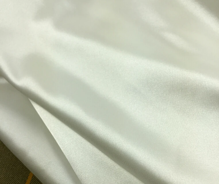 3 meters 145cm 57" width pearl white faux silk satin fabric for pajamas sewing and party decoration MM56
3 meters 145cm 57" width pearl white faux silk satin fabric for pajamas sewing and party decoration MM56