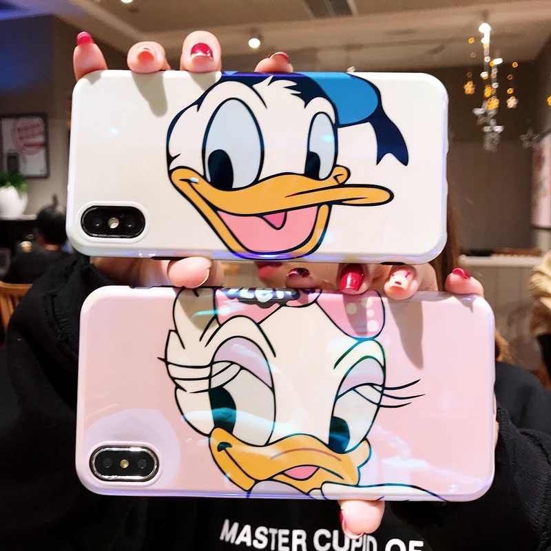 STARKTNI Donald Duck Daisy Brown Cony Blue Ray Soft Cute Phone Case Cover For iphone X XS XR MAX 6 6s 7 8Plus Funda Capinha Capa
STARKTNI Donald Duck Daisy Brown Cony Blue Ray Soft Cute Phone Case Cover For iphone X XS XR MAX 6 6s 7 8Plus Funda Capinha Capa