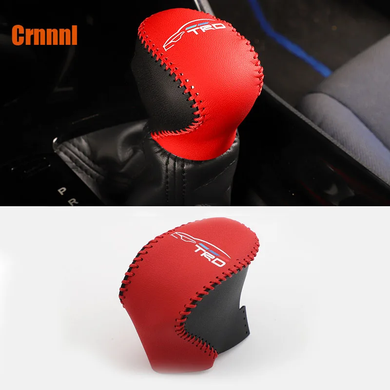Leather automatic speed gear shift knob head cover Car Accessories for For C-HR C HR CHR 2016 2017 2018
Leather automatic speed gear shift knob head cover Car Accessories for For C-HR C HR CHR 2016 2017 2018