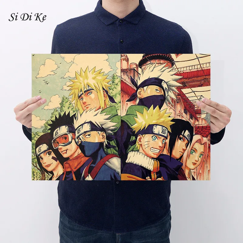 Si Di Ke Kraft Poster Retro Bar Decorative Painting Anime Poster Wall Decoration Naruto Poster Ninja Home Decoration
Si Di Ke Kraft Poster Retro Bar Decorative Painting Anime Poster Wall Decoration Naruto Poster Ninja Home Decoration