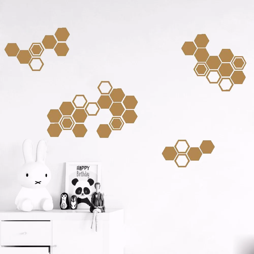 Gold Honeycomb Wall Decals Geometric Hexagon Vinyl Wall Stickers Honey Comb Vinyl Wall Decor for Kids Rooms Nursery Decor B151
Gold Honeycomb Wall Decals Geometric Hexagon Vinyl Wall Stickers Honey Comb Vinyl Wall Decor for Kids Rooms Nursery Decor B151