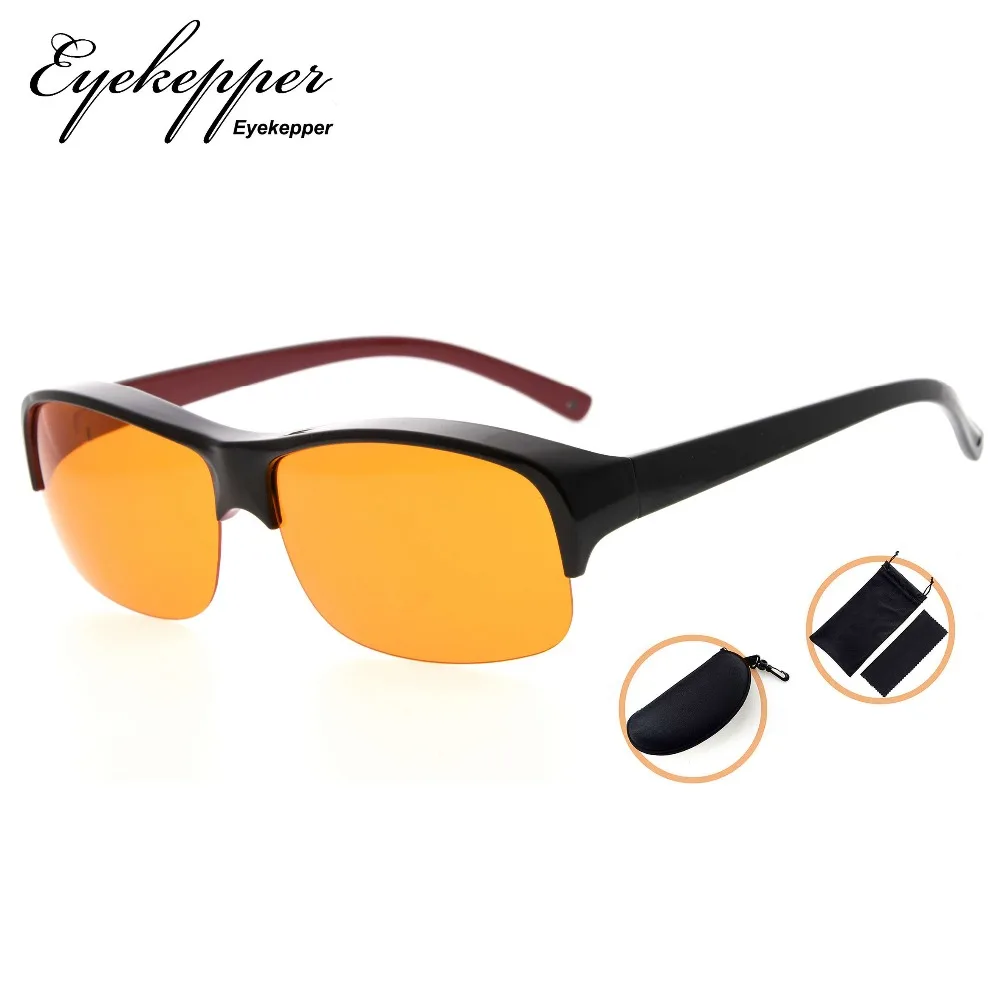 DSXM1801 Eyekepper 100% Anti-Blue Light Blocking Fitover Glasses,Prescription Glasses with Extra Amber Lens.
DSXM1801 Eyekepper 100% Anti-Blue Light Blocking Fitover Glasses,Prescription Glasses with Extra Amber Lens.