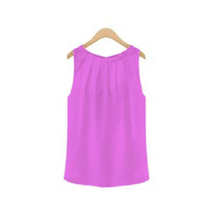 2019 Summer Chiffon Tops Sexy Elegant Round Neck Blouse Sleeveless Chiffons Plus Size Ladies Girl Shirts Blusas Mujer 3XL XXL 3
2019 Summer Chiffon Tops Sexy Elegant Round Neck Blouse Sleeveless Chiffons Plus Size Ladies Girl Shirts Blusas Mujer 3XL XXL 3