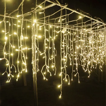 110V 220V 4x0.57m Christmas light LED Curtain Lights Garden bedroom Christmas Wedding Indoor Outdoor Decorations Lights for home
110V 220V 4x0.57m Christmas light LED Curtain Lights Garden bedroom Christmas Wedding Indoor Outdoor Decorations Lights for home