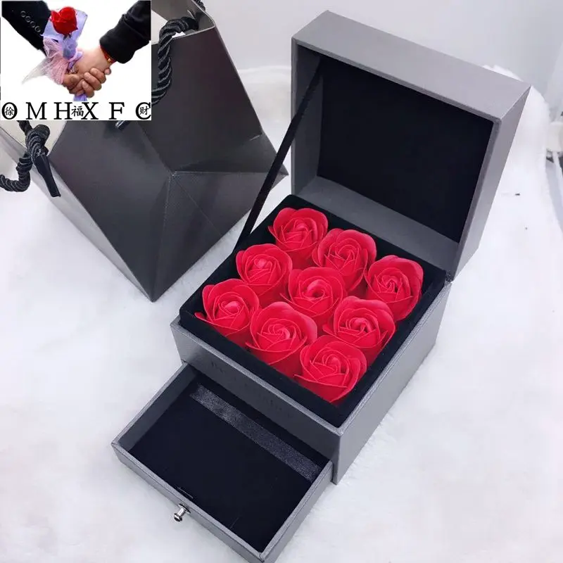 OMHXFC Wholesale Fashion Elegant Fine Black Best Wishes Soap Flower Packaging Accessories Diaplay Gift Packing Box GB12
OMHXFC Wholesale Fashion Elegant Fine Black Best Wishes Soap Flower Packaging Accessories Diaplay Gift Packing Box GB12