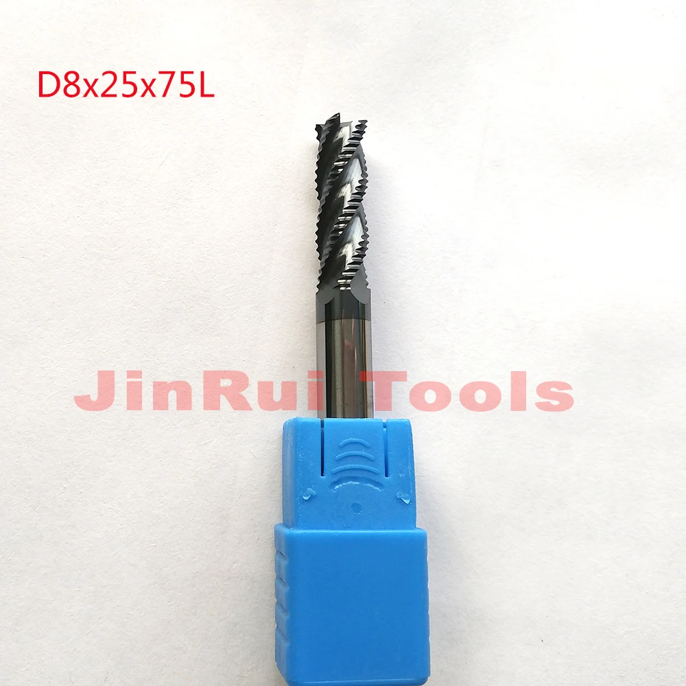 1pc 8mm D8*25*D8*75 HRC45 4 Flutes Solide Carbide Roughing End Mills CNC router bit milling cutter Tools knife fresa
1pc 8mm D8*25*D8*75 HRC45 4 Flutes Solide Carbide Roughing End Mills CNC router bit milling cutter Tools knife fresa