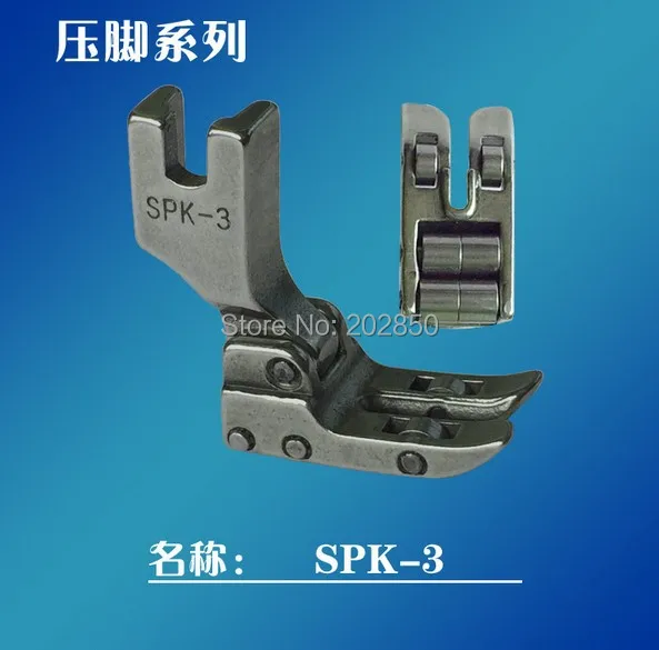 Juki Brand Presser Foot(SPK-3) With Rollers, For Industrial Lockstitch Sewing Machine Series,For Leather Material Use,Brand New!
Juki Brand Presser Foot(SPK-3) With Rollers, For Industrial Lockstitch Sewing Machine Series,For Leather Material Use,Brand New!