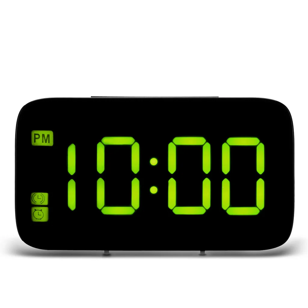 With LED Watch Alarm Large Backlight USB Snooze Clocks Clock Control LED Digital Electronic Display Table Cable Desktop Voice
With LED Watch Alarm Large Backlight USB Snooze Clocks Clock Control LED Digital Electronic Display Table Cable Desktop Voice