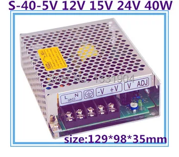 AC-DC LED switching power supply S-40,40W single phase output,AC input, output voltage 5V,12V.15V,24V can be selected
AC-DC LED switching power supply S-40,40W single phase output,AC input, output voltage 5V,12V.15V,24V can be selected