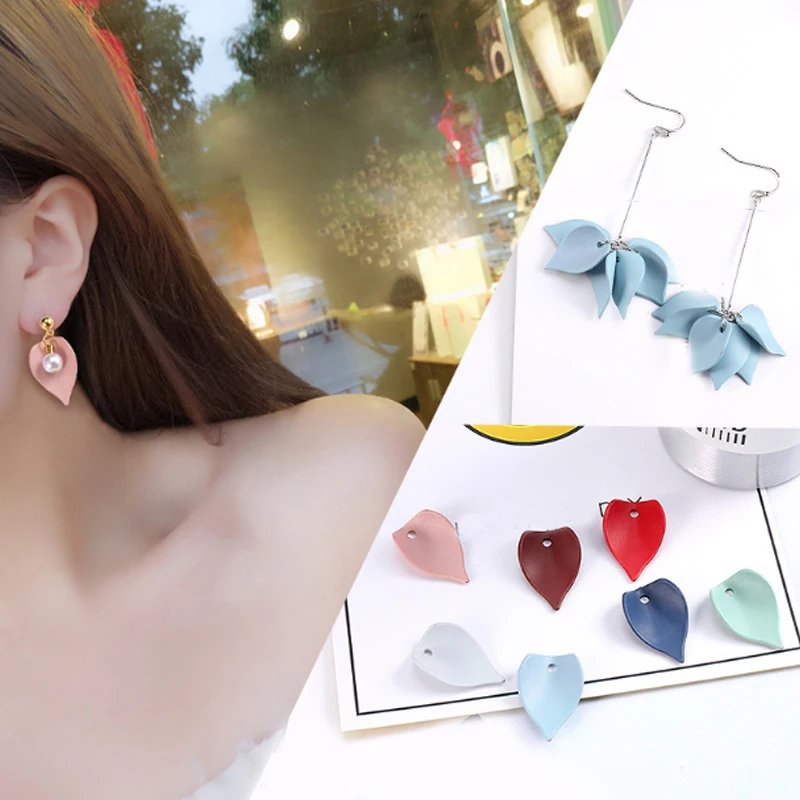 2018 new Jewelry Accessories earrings accessories Making Jewelry matte colours Hand Made 50PCS/Pack Petal pendant DIY pendientes
2018 new Jewelry Accessories earrings accessories Making Jewelry matte colours Hand Made 50PCS/Pack Petal pendant DIY pendientes
