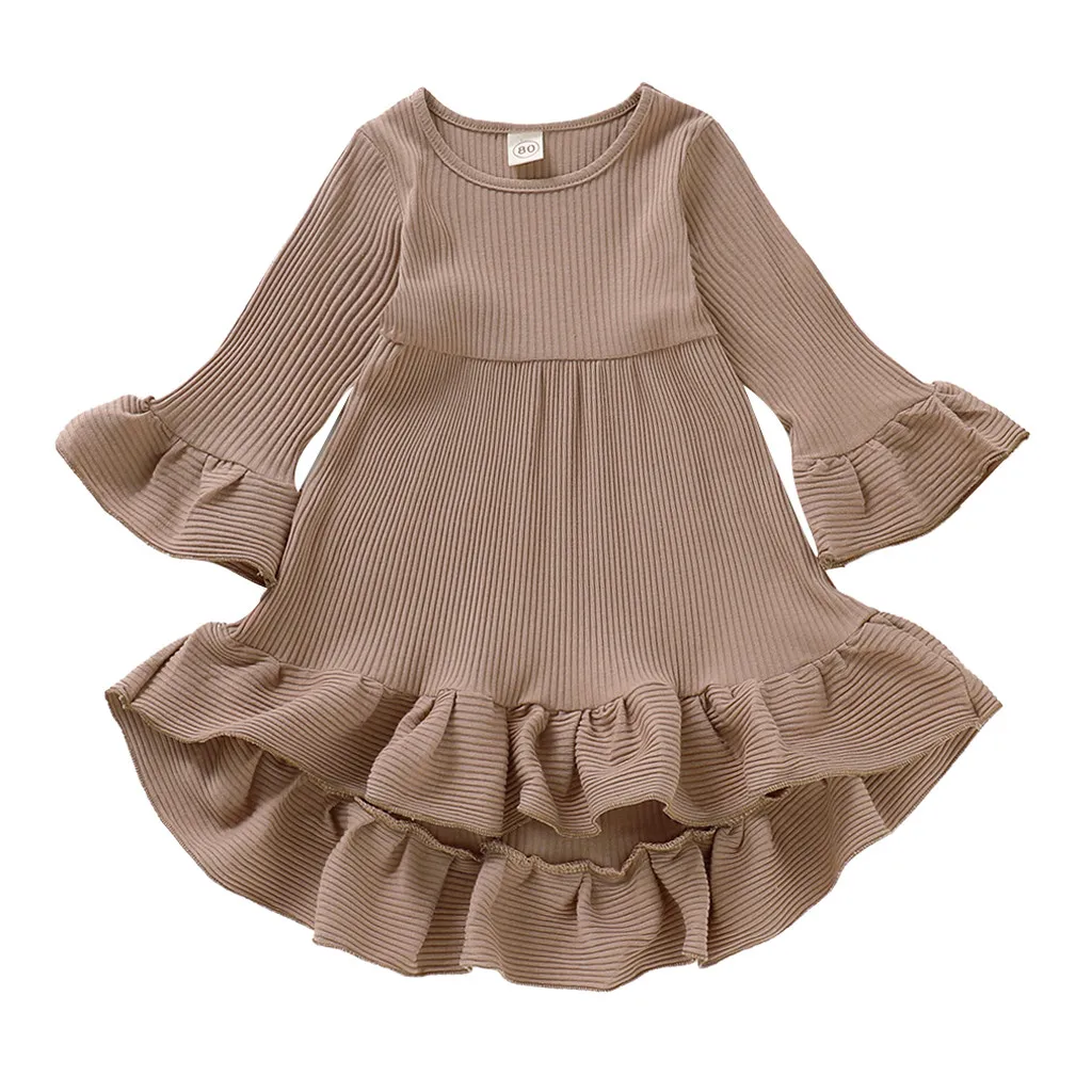 New Autumn Girls Baby Long Sleeve Striped Princess Dress Frilled Irregular Dress Casual Outfit Kids Children's Clothing #L15
New Autumn Girls Baby Long Sleeve Striped Princess Dress Frilled Irregular Dress Casual Outfit Kids Children's Clothing #L15