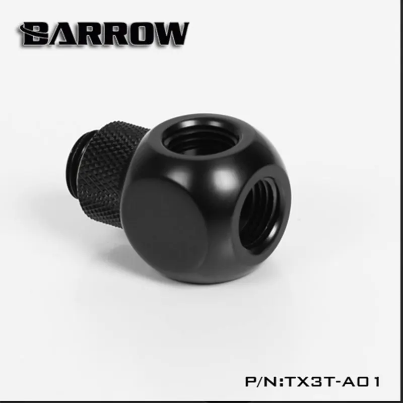 Barrow TX3T-A01 G1 / 4 "X3 Black silver Extender rotation 3-Way cubic Adaptor seat water cooling computer accessories
Barrow TX3T-A01 G1 / 4 "X3 Black silver Extender rotation 3-Way cubic Adaptor seat water cooling computer accessories