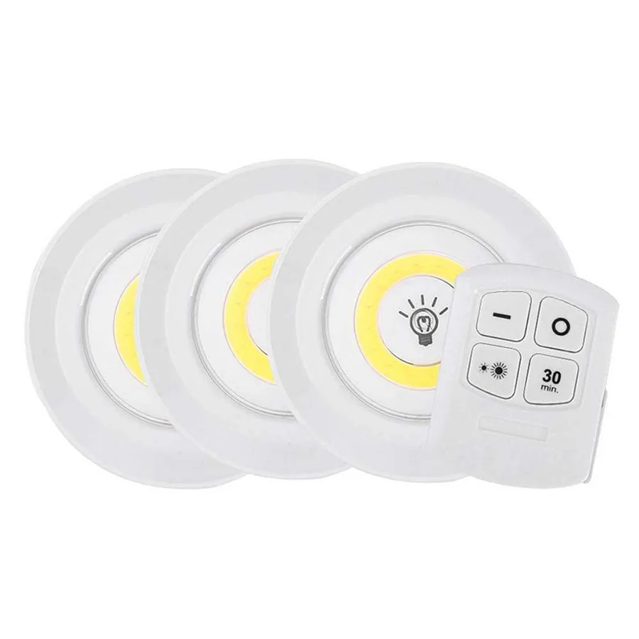 Battery Operated Dimmable LED Under Cabinet Light COB LED Puck Lights Closets Lights with Remote Control for Wardrobe Bathroom
Battery Operated Dimmable LED Under Cabinet Light COB LED Puck Lights Closets Lights with Remote Control for Wardrobe Bathroom