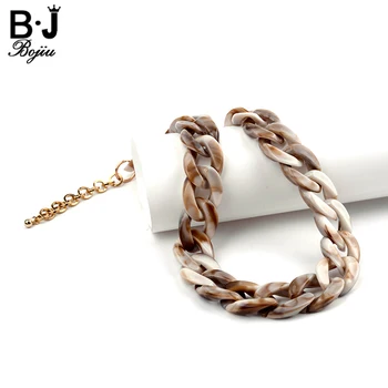 BOJIU Fashion New Resin Leopard Women Choker Necklace Chain Charm Lady Chain Necklace Exquisite Chokers For Women NKS066
BOJIU Fashion New Resin Leopard Women Choker Necklace Chain Charm Lady Chain Necklace Exquisite Chokers For Women NKS066