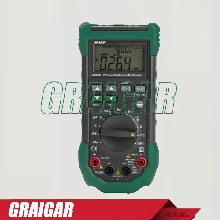 MS7282 AC DC Process Calibrator with True RMSK-type with LED screen blacklight
MS7282 AC DC Process Calibrator with True RMSK-type with LED screen blacklight
