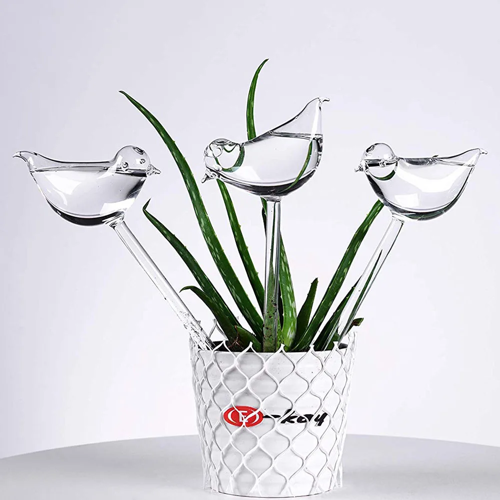 aqua globes, 3 Pack Plant glass Waterer Self Watering Globes,Clear Bird Shape Hand Blown Glass Aqua Bulbs
aqua globes, 3 Pack Plant glass Waterer Self Watering Globes,Clear Bird Shape Hand Blown Glass Aqua Bulbs