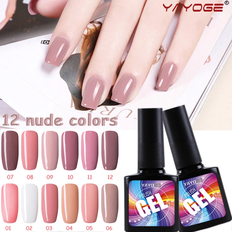 YAYOGE Elegant Naked series 10ml Nail Gel Polish 12 Color UV LED Nail Art Colored Varnish Long Lasting Lacquer Soak off Manicure
YAYOGE Elegant Naked series 10ml Nail Gel Polish 12 Color UV LED Nail Art Colored Varnish Long Lasting Lacquer Soak off Manicure