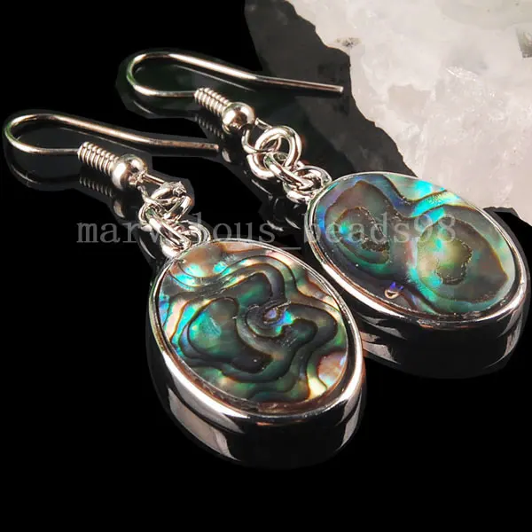 Free Shipping Beautiful jewelry New Zealand Abalone Shell Oval Women Dangle Earrings MC2252
Free Shipping Beautiful jewelry New Zealand Abalone Shell Oval Women Dangle Earrings MC2252