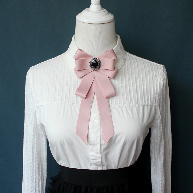 Women Chic Neck Collar Shirt Bow Tie Girl Alloy Ribbon Bank Hotel Wedding Necktie School Uniform Elastic Band Bowtie Accessories
Women Chic Neck Collar Shirt Bow Tie Girl Alloy Ribbon Bank Hotel Wedding Necktie School Uniform Elastic Band Bowtie Accessories