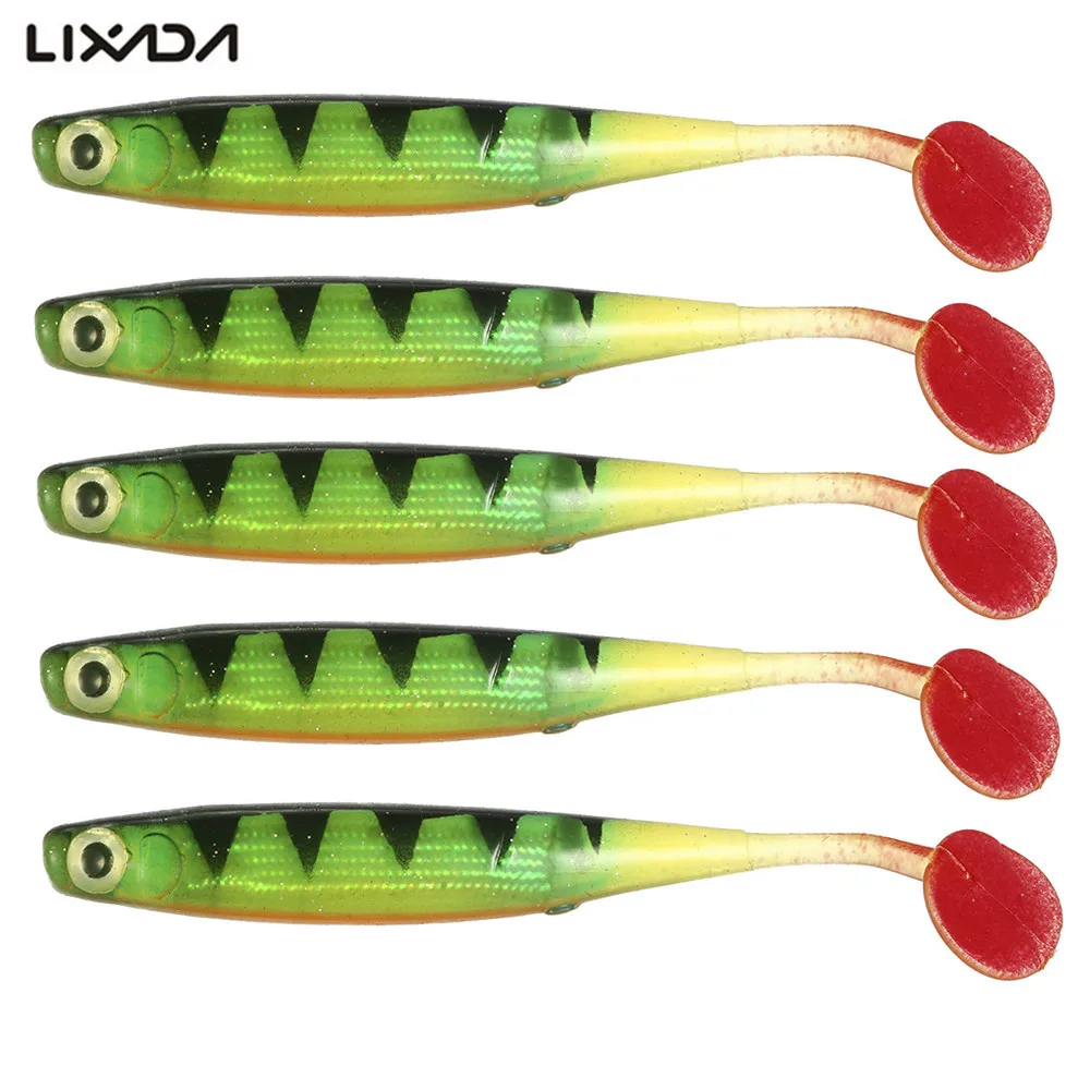 Lixada 5PCS/lot Soft Silicone Bait Fishing Lure Silicone Bass Bait Swim Baits Artificial Plastic Lure for Carp Fishing Pesca
Lixada 5PCS/lot Soft Silicone Bait Fishing Lure Silicone Bass Bait Swim Baits Artificial Plastic Lure for Carp Fishing Pesca