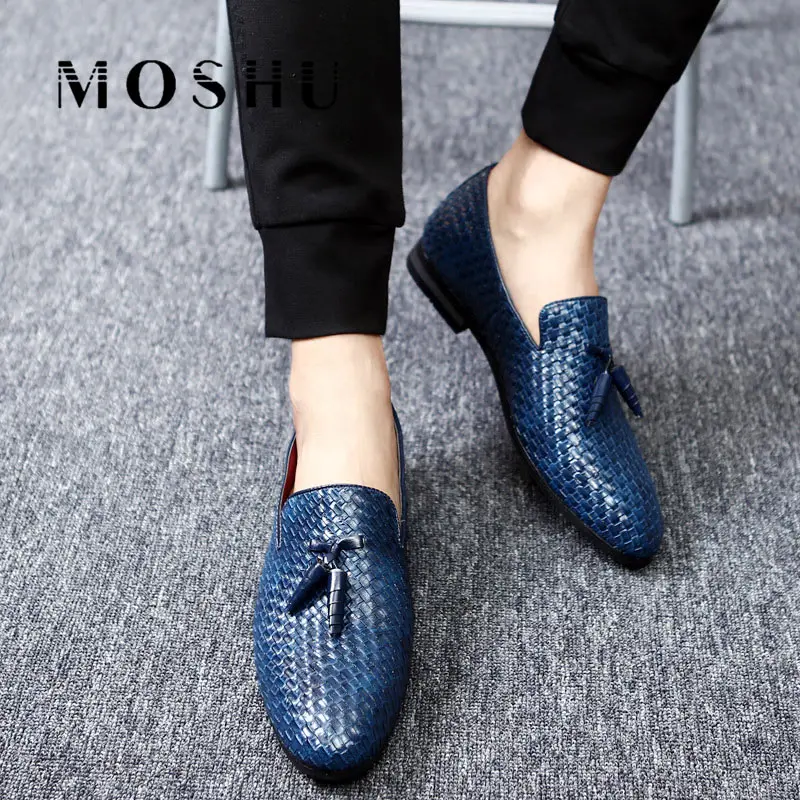 Summer Men Flat Formal Shoes Pointed Toe Oxford Casual Business Male Shoes Shallow Plus Size 37-47 Comfortable Footwear