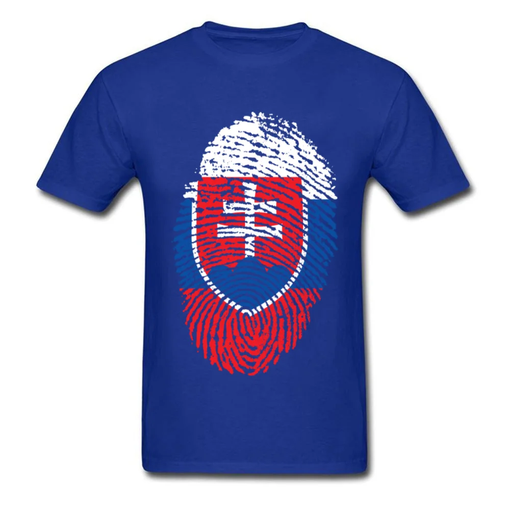 Slovakia Flag Fingerprint_blue