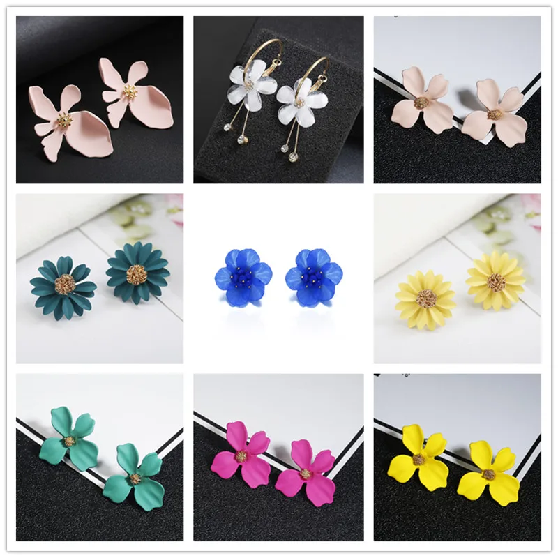 Fashion Big Flower for Women Earrings Hyperbole Stud Earrings many colors cute Earrings Flowers Jewelry gift party birthday A70
Fashion Big Flower for Women Earrings Hyperbole Stud Earrings many colors cute Earrings Flowers Jewelry gift party birthday A70