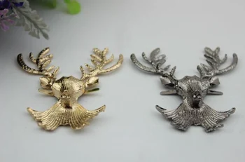 6pcs/lot luggage bag hardware accessories metal Deer head decorated buckle shoe buckle adornment bag hardware accessories 
6pcs/lot luggage bag hardware accessories metal Deer head decorated buckle shoe buckle adornment bag hardware accessories