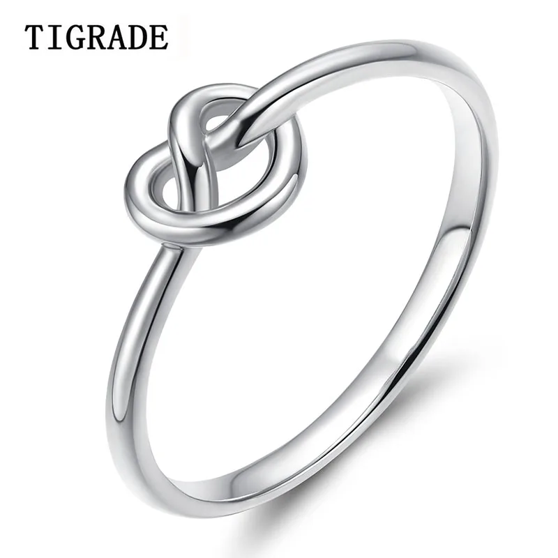 Tigrade Real pure 925 sterling silver Knot Ring Simple Knuckle Rings For Women Wedding Valentine Gift bague argent 925 femme
Tigrade Real pure 925 sterling silver Knot Ring Simple Knuckle Rings For Women Wedding Valentine Gift bague argent 925 femme