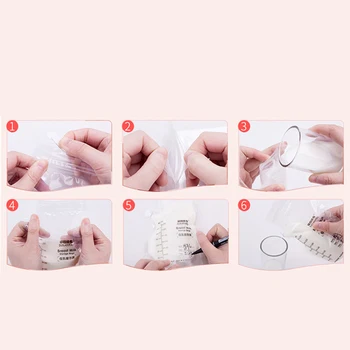 High Quality 60PCS/Set Disposable Practical Baby Food Storage Breast Milk Storage Bags 250ml Freezer Safe Feeding Bags
High Quality 60PCS/Set Disposable Practical Baby Food Storage Breast Milk Storage Bags 250ml Freezer Safe Feeding Bags