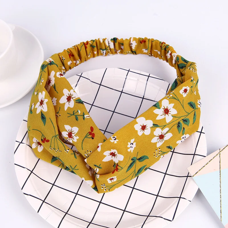 Boho Fashion Chiffon Floral Hairband for Women Girls Hair Accessories Turban Twist Cross Headband Yoga Elastic Hair Bands
Boho Fashion Chiffon Floral Hairband for Women Girls Hair Accessories Turban Twist Cross Headband Yoga Elastic Hair Bands