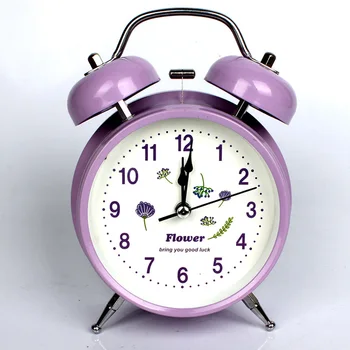 Fashion Metal Bell Alarm Clock Child student Bedside Clocks With night light Bedside device Kitchen Timer Home Decor
Fashion Metal Bell Alarm Clock Child student Bedside Clocks With night light Bedside device Kitchen Timer Home Decor